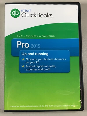 Intuit QuickBooks Pro 2015 Install Disc CD Small Business Accounting Software - Image 1 of 4