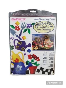 Vintage NIB Stampaflex Gardening Foam Stamp Kit Endless Patterns All Ages Nice - Picture 1 of 11