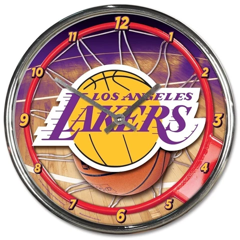Los Angeles Lakers WinCraft Chrome Wall Clock Cover