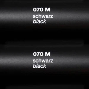 (5,1€/m²) Plotterfolie ORACAL 631 Schwarz matt 5m x 31cm schwarz 070 Klebe-Folie - Bild 1 von 2