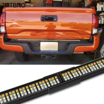 Barra de luz LED triple de 60" flujo ámbar señal de giro freno para Toyota Tacoma Foto 1 de 4
