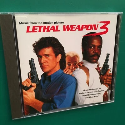 Michael Kamen LETHAL WEAPON 3 Film Soundtrack CD Eric Clapton Mel Gibson PROMO - Image 1 of 4
