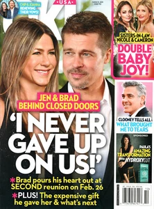 OK! Magazine March 11 2019 Jennifer Aniston Brad Pitt George Clooney - Picture 1 of 1