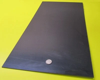 Hoja extruida de nailon 6/6 negra (1/8") - 0,125" x 12" x 24" Foto 1 de 4