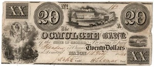 Georgia - Macon - Ocmulgee Bank - 1860 $20 - Picture 1 of 2