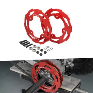 For YAMAHA YFZ450R Dual Sprocket Chain Cover Guards #5TG-25438-10-00 2009-2023 - Picture 1 of 8