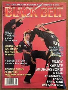 VTG June 1990 Black Belt Martial Arts Magazine Hapkido Tak Kubota - Bild 1 von 4