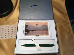 CROSS TOWNSEND JADE with 22k GOLD FLAKES BALLPOINT PEN w/ Original Box - Picture 1 of 11