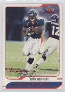 2001 Fleer Focus Focus Numbers /297 Mike Anderson #98