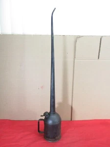 Antique Vintage Railroad Railway Oil Can Longneck Spout 30" SANTA FE RAILROAD ?? - Picture 1 of 12