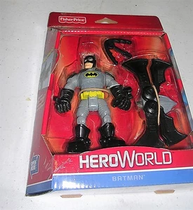 2009 Fisher Price Hero World DC Super Friends Grey Batman MIP - Picture 1 of 3