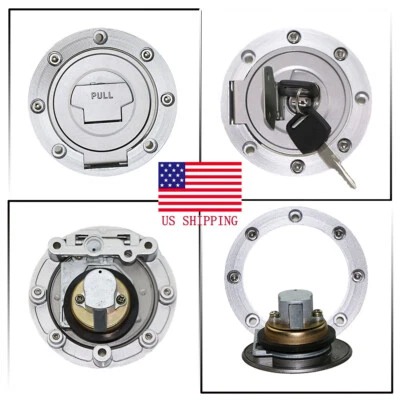 Llave de bloqueo de tapa de tanque de combustible para Yamaha YZF R1 2002-2011 YZF 600 750 FZ6S EE. UU. Foto 1 de 4