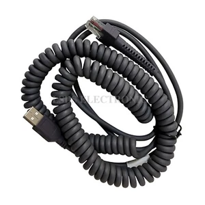 USB Cable for Symbol Barcode Scanner ls2208 ls4208 ls1203 15ft CBA-U09-C15ZAR - Afbeelding 1 van 5
