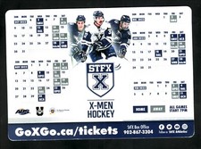 St Francis Xavier X-Men--2022-23 Hockey Magnet Schedule