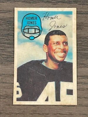 1970 Kellogg’s 3-D Super Stars Homer Jones #52 Cleveland Browns - Image 1 of 2