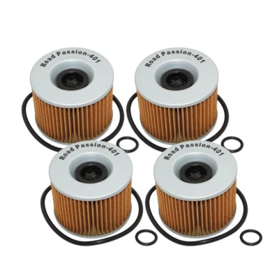 Масляные фильтры упаковка 4 шт. для Kawasaki GPZ750 KZ1000 Honda CB400F CB750SC Yamaha FZR750 - Изображение 1 из 4
