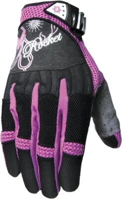 Guantes de motocicleta Joe Rocket Heartbreaker negros/púrpura para mujer talla M nuevos con etiquetas Foto 1 de 3