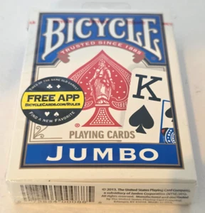 Bicycle Jumbo Playing Cards 2013  (New, Sealed) Blue Deck - Picture 1 of 7