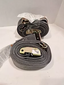 Kinedyne Logistic Buckle Strap Gray 2" x 16' 835lbs. Lot Of 2 FREE SHIPPING - Picture 1 of 4