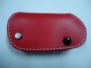 CUBIERTA DE GUANTE LLAVE COCHE PARA W203 210 211 220 221 204 ROJO - Imagen 1 de 3