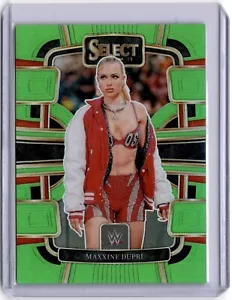 Maxxine Dupri 2024 Panini Select WWE Neon Green Prizm #2 WWE Raw #08/75 - Picture 1 of 2