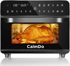 CalmDo Heißluftfritteuse XXL 25L 1800W Digitalen LED Display Airfryer Fritteuse