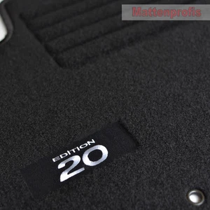 Tappetini professionali in velluto logo per Hyundai iX20 ix 20 dall'anno 11/2010 -  - Foto 1 di 1