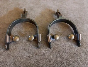 Vintage Western Cowboy Spurs Marked Korea Unique Man Cave - Picture 1 of 5
