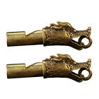  2 pièces accessoires d'extérieur statue dragon robinet sifflet accessoires