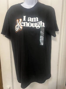 I Am Kenough Official Barbie Movie T-shirt - Black Size Medium - NEW w TAGS - Picture 1 of 4