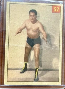 1954-55 Parkhurst Wrestling #57 SANDOR KOVACS "Master of Mat Science" - Picture 1 of 2