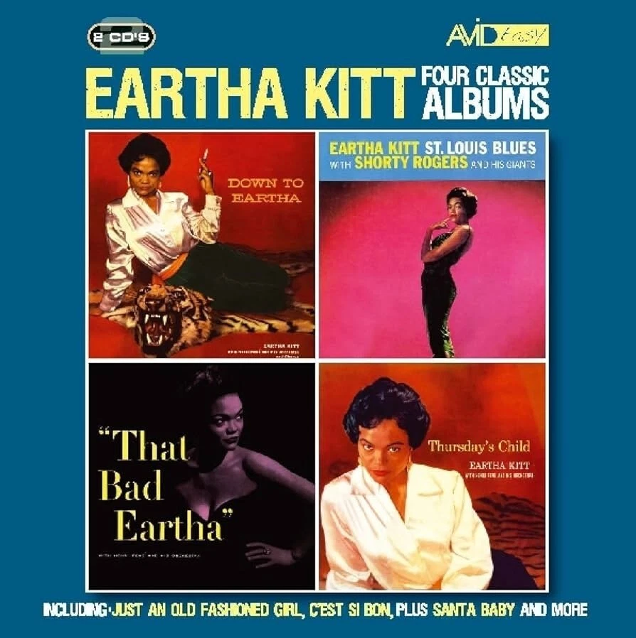 EARTHA KITT (2 CD) CUATRO ÁLBUMES CLÁSICOS D/CD remasterizado ~ años 50 *NUEVO* Foto 1 de 1