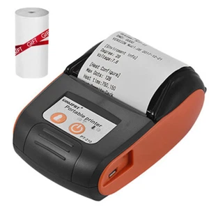 GOOJPRT 58mm Portable BT Thermal Receipt Printer POS Handheld w/ Paper Roll R4U0 - Picture 1 of 12