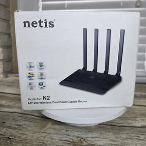 Netis N2 AC1200 Wireless Dual Band Gigabit Router New In Box - Picture 1 of 7