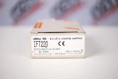 IFM EFFECTOR 100 IFT220 IFK3002-BPKG/M/V4A/US104DPS (INDUCTIVE PROXIMITY SWITCH) - Image 1 of 2