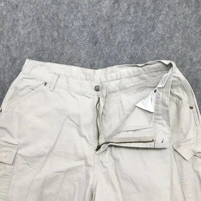 Pantalones Cortos Riders Mujer Talla 16 Caqui Carga Exterior Tostado Caqui 100% Algodón Foto 1 de 4