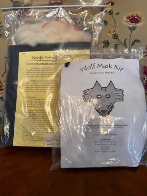 老式针毡工具套件和狼面膜套件 — 第 1/4 张图片