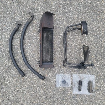 Volvo 240 Turbo заводской масляный охладитель комплект полный редкий 242 244 245 - Изображение 1 из 4