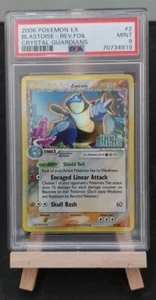 Pokémon Blastoise 2/100 Delta Species Reverse Holo EX Crystal Guardians PSA 9 - Bild 1 von 2