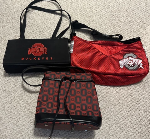 Ohio State Buckeye Purses Great Condition Cover