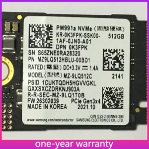 PM991a 512GB SAMSUNG SSD M.2 2230 NVMe PCIe For Microsoft surface Steam Deck PC - Picture 1 of 6
