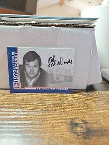 AB MCDONALD "AUTOGRAPH CARD" IN THE GAME HOCKEY 1972 - Bild 1 von 2