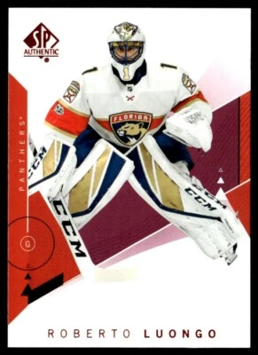 2018-19 SP Authentic Red Roberto Luongo #61 - Image 1 of 2
