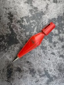 Stanley Plumb Bob Orange Metal Number 170 Five Ounces - Picture 1 of 3
