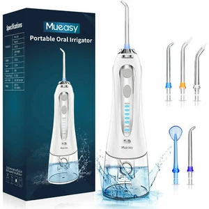 Cordless Water Flosser Dental Oral Irrigator Floss Waterpik Teeth Cleaner New - Picture 1 of 10