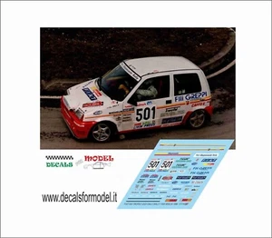 DECALS 1:43 FIAT 500 TROFEO GIGI GALLI RALLY 1000 MIGLIA 1996 - Foto 1 di 1