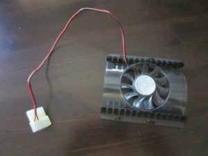 Vantec Model#Hdc-701A-Bl Aluminum Hard Drive Cooler W 70Mm Fan Black Color - Picture 1 of 12