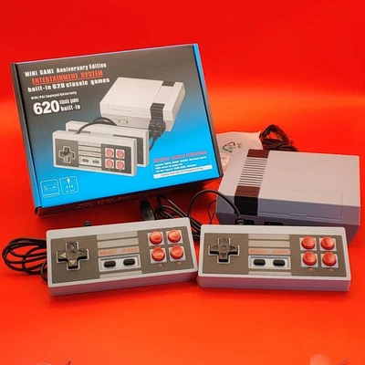 Mini Anniversary Edition Nintendo NES System Console 620 Classic Built-in Games - Image 1 of 4