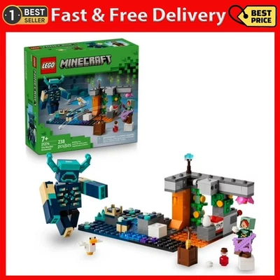 LEGO Minecraft The Warden Encounter Kids Toy - Collectible Building Set for Boys - Image 1 of 4