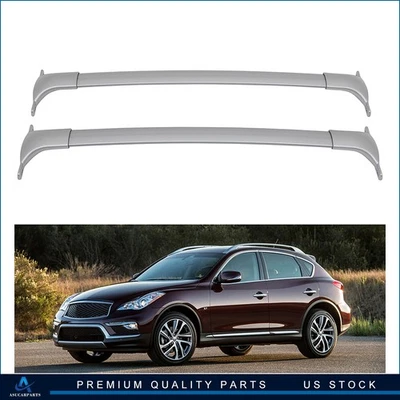 ?Rack de teto barra transversal para 2010-2018 Infiniti QX50 bagagem transportadora carga - Imagem 1 de 4
